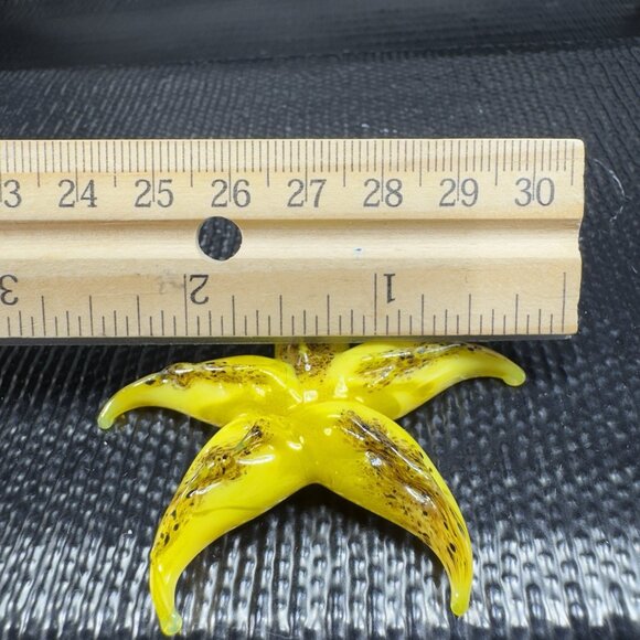 Venetian Art Glass Hand Blown Starfish Hand Made Italian Glass Delicate Figure - Picture 6 of 12